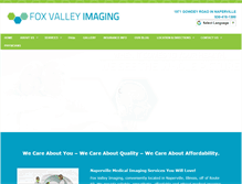 Tablet Screenshot of foxvalleyimaging.com